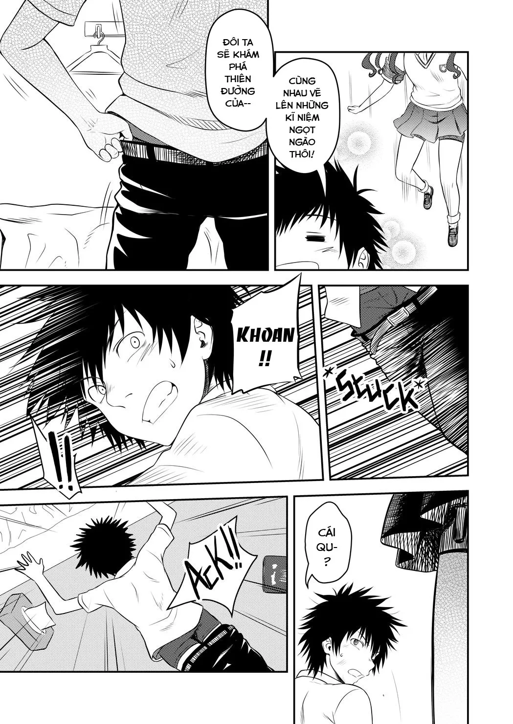 HentaiVN.net - Ảnh 5 - Black Thoughts (Toaru Kagaku no Railgun) - Chap 1