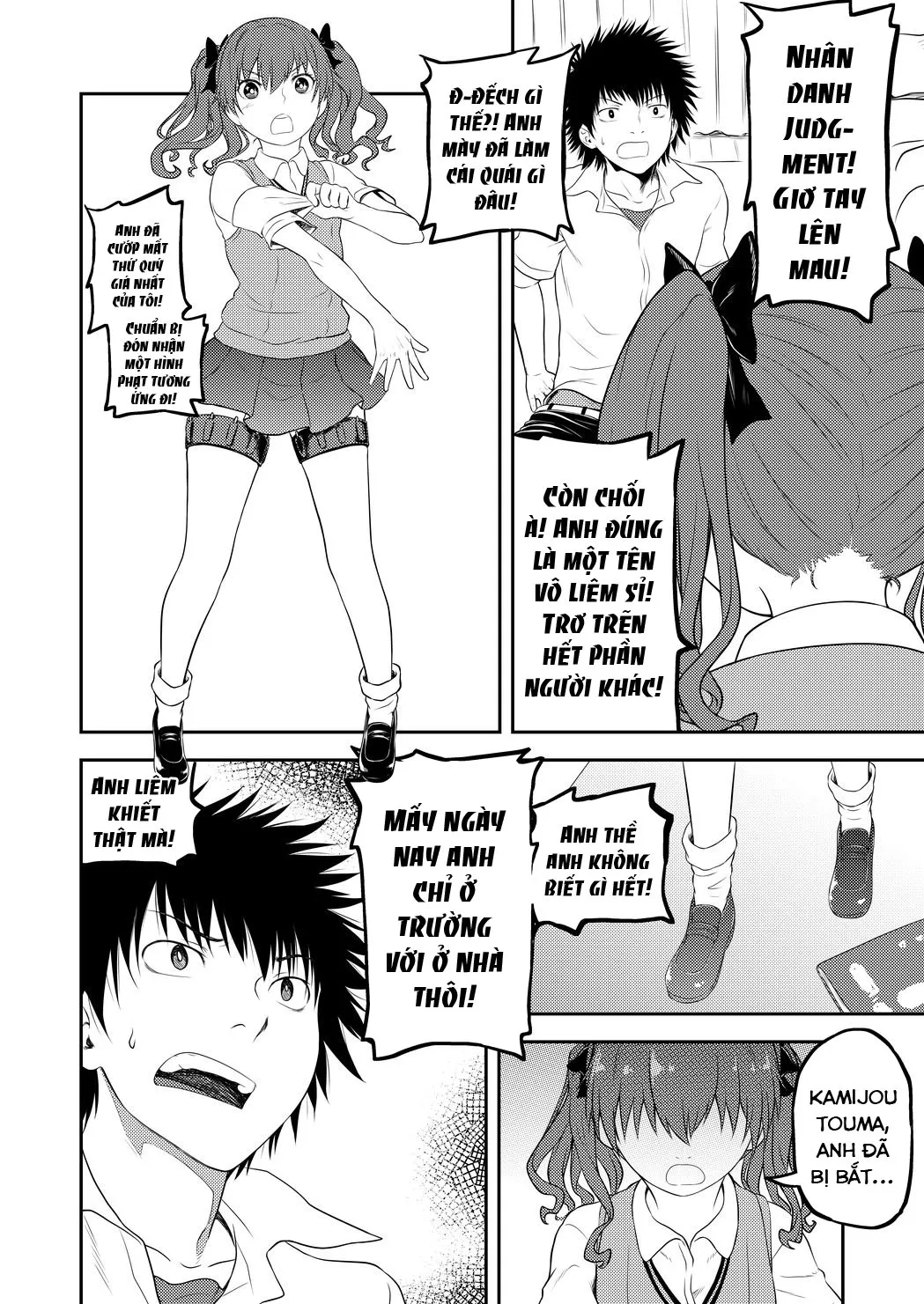 HentaiVN.net - Ảnh 6 - Black Thoughts (Toaru Kagaku no Railgun) - Chap 1