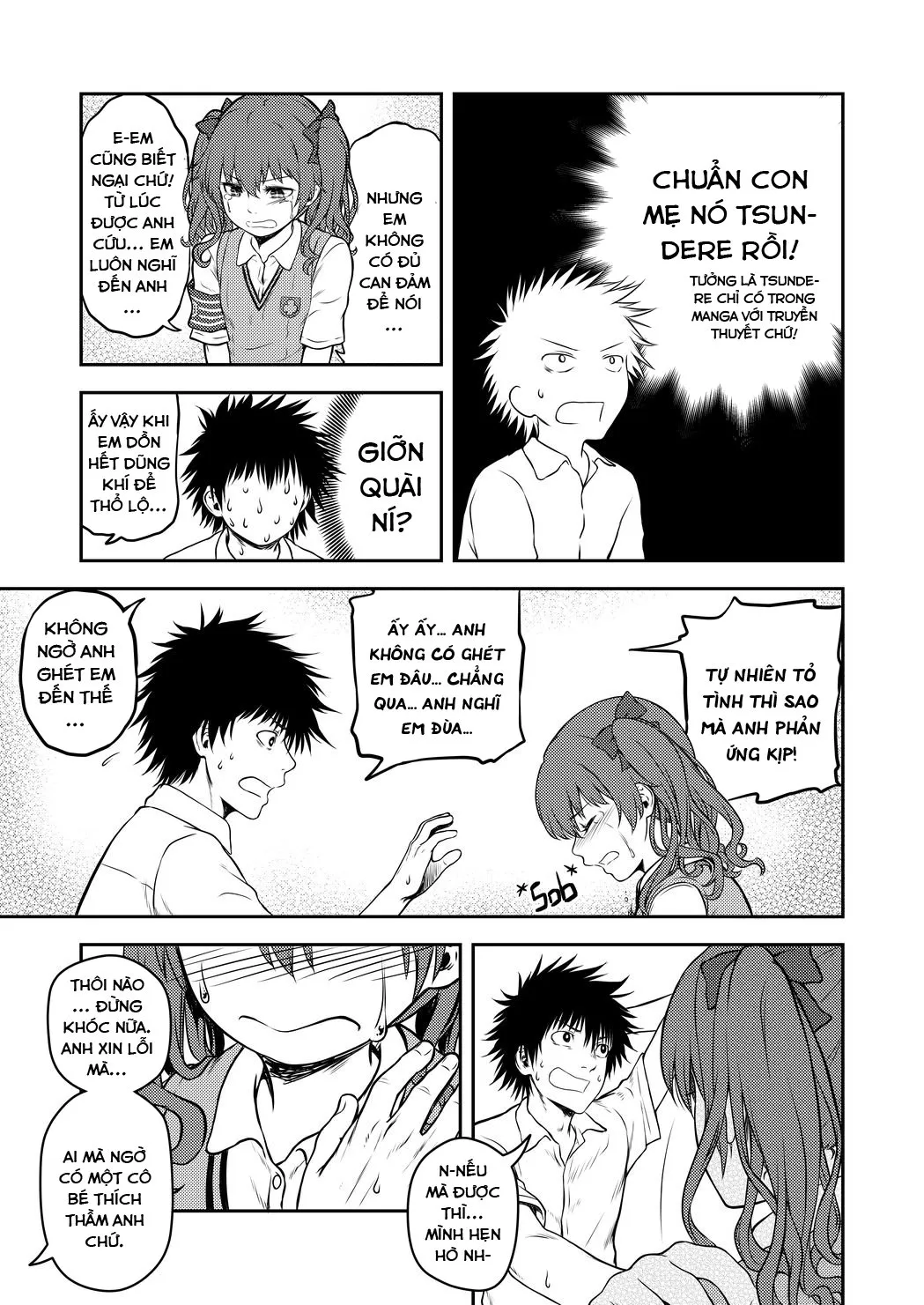 HentaiVN.net - Ảnh 9 - Black Thoughts (Toaru Kagaku no Railgun) - Chap 1