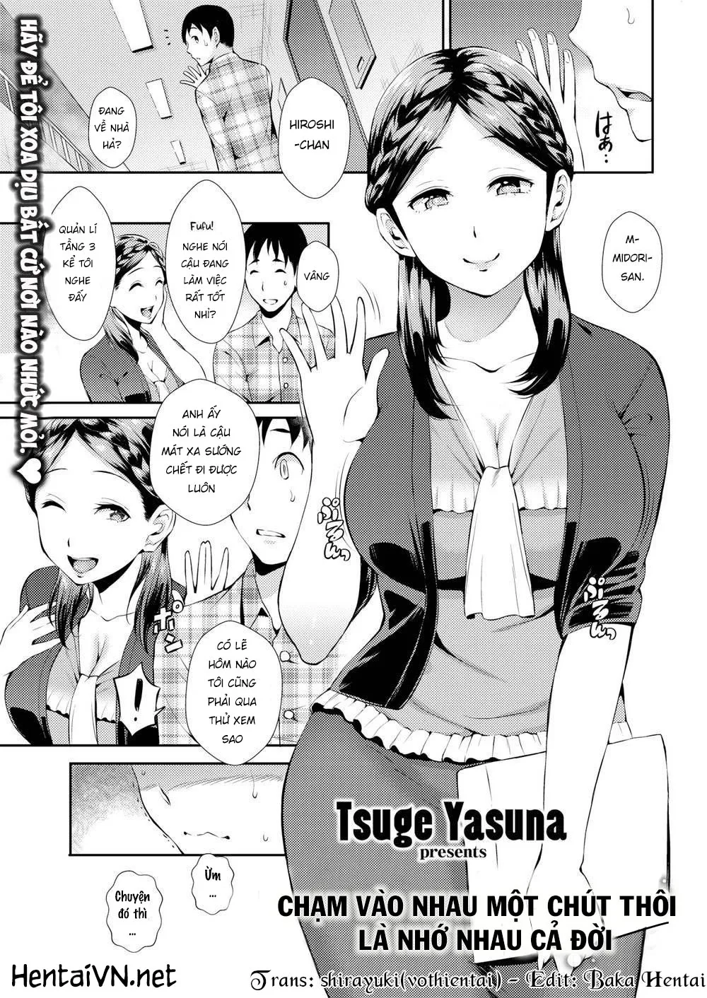 HentaiVN.net - Ảnh 3 - Chạm vào nhau một giây thôi là nhớ nhau cả đời! [Gentle Touch] - Chap 1