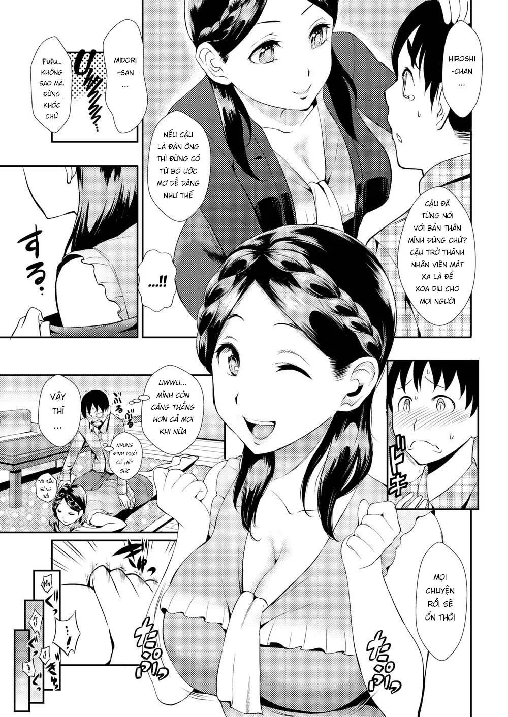 HentaiVN.net - Ảnh 7 - Chạm vào nhau một giây thôi là nhớ nhau cả đời! [Gentle Touch] - Chap 1