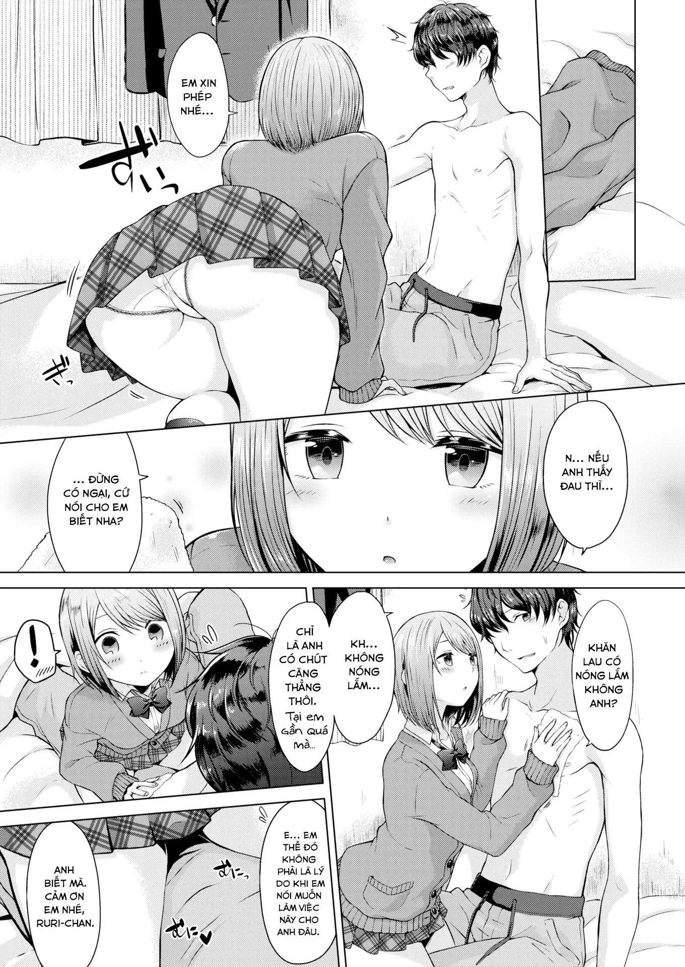 HentaiVN.net - Ảnh 6 - Senpai À, Bọn Mình XXX Nhau Đi! [Senpai, Shall We XX] - Chap 1