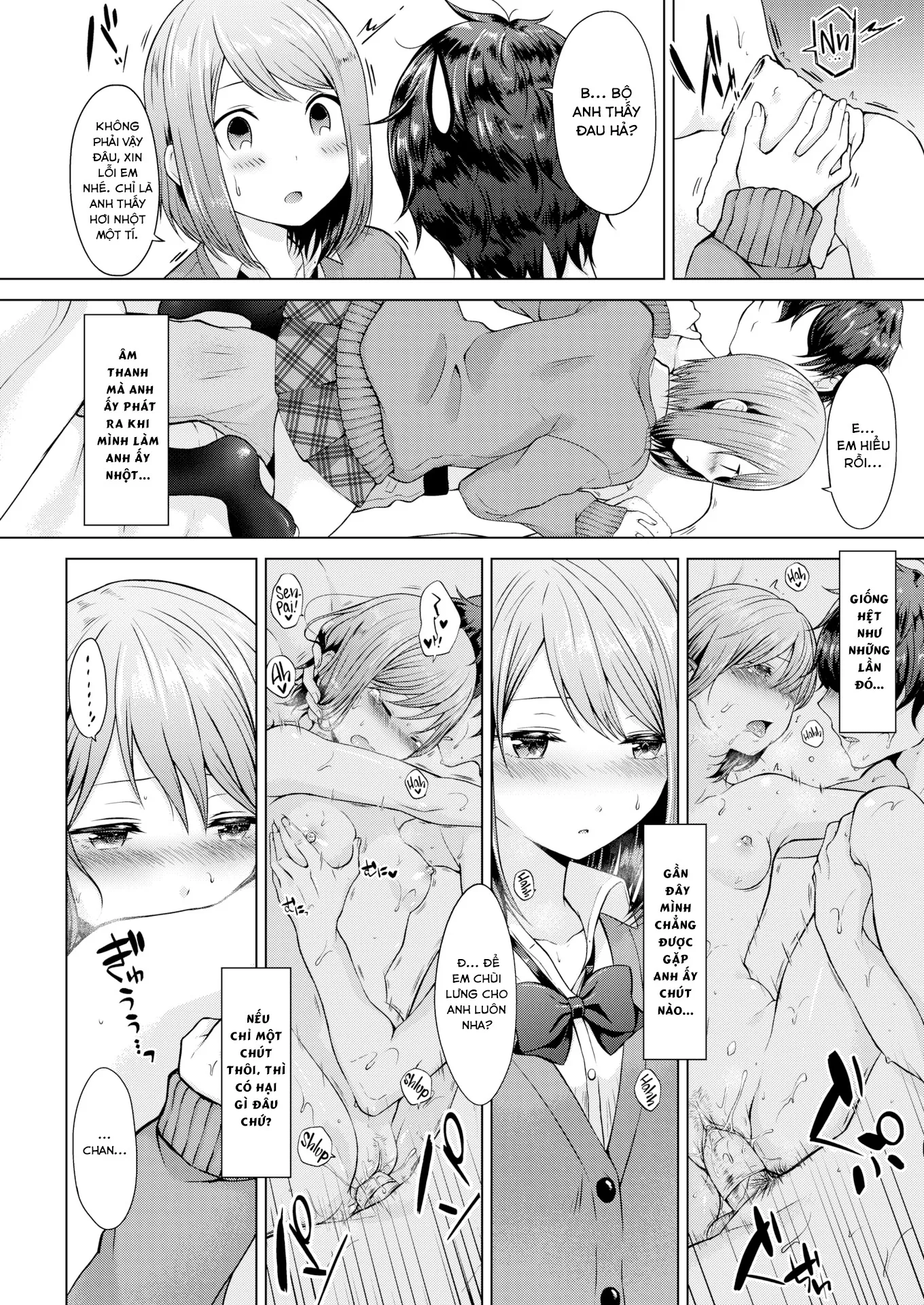 HentaiVN.net - Ảnh 7 - Senpai À, Bọn Mình XXX Nhau Đi! [Senpai, Shall We XX] - Chap 1