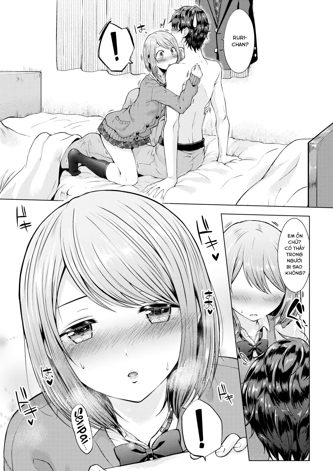 HentaiVN.net - Ảnh 8 - Senpai À, Bọn Mình XXX Nhau Đi! [Senpai, Shall We XX] - Chap 1