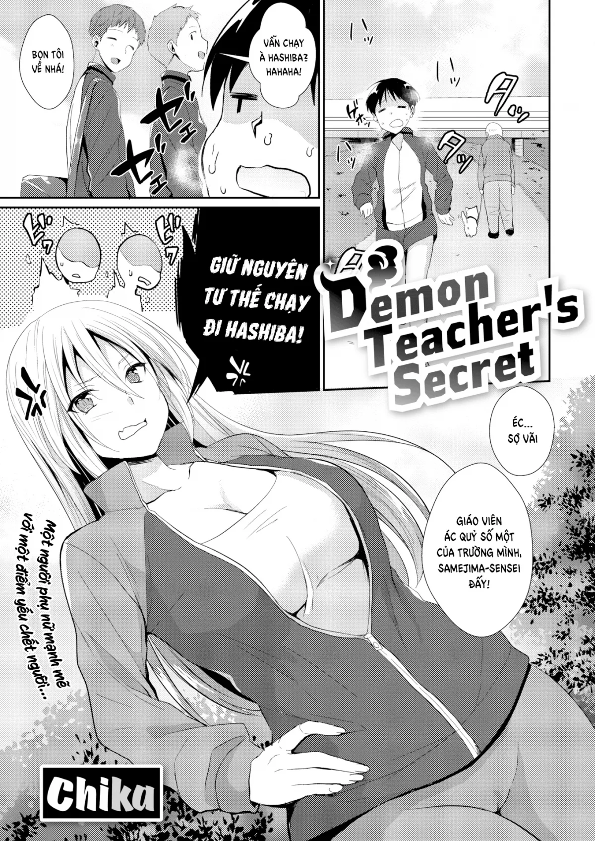 HentaiVN.net - Ảnh 2 - Demon Teacher's Secret - Chap 1