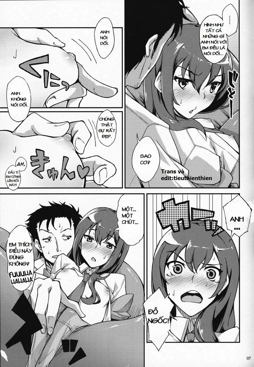 HentaiVN.net - Ảnh 7 - Melancholy Romance (Steins;Gate) - Chap 1