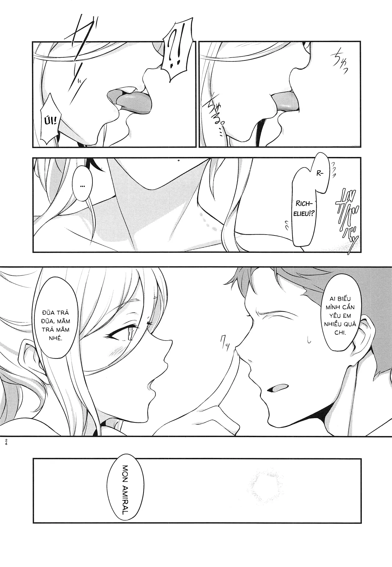 HentaiVN.net - Ảnh 22 - RICHELIEU MON AMOUR [艦隊これくしょん -艦これ-] - Chap 1
