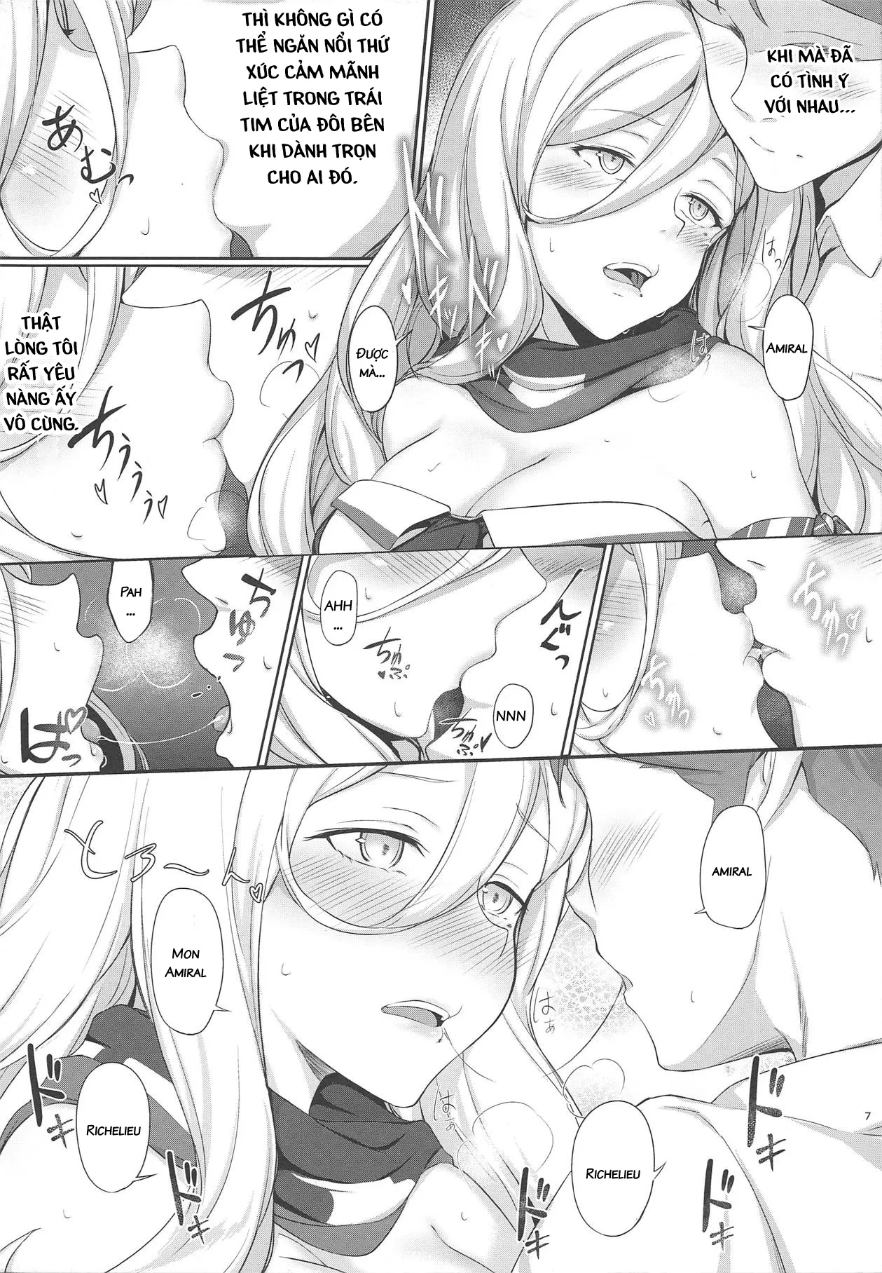 HentaiVN.net - Ảnh 5 - RICHELIEU MON AMOUR [艦隊これくしょん -艦これ-] - Chap 1