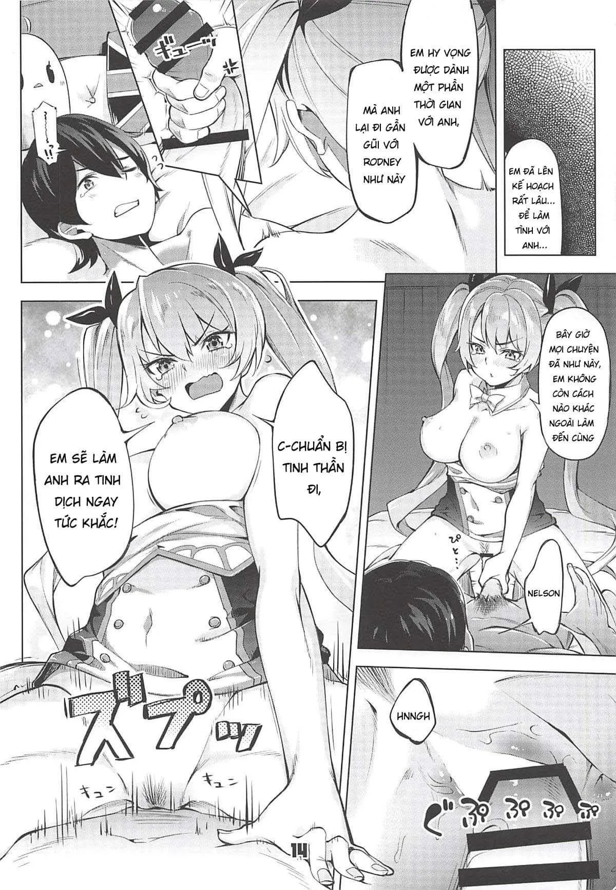 HentaiVN.net - Ảnh 14 - Rodney Shite Nelson (Azur Lane) [ロドニーしてネルソン (アズールレーン)] - Chap 1
