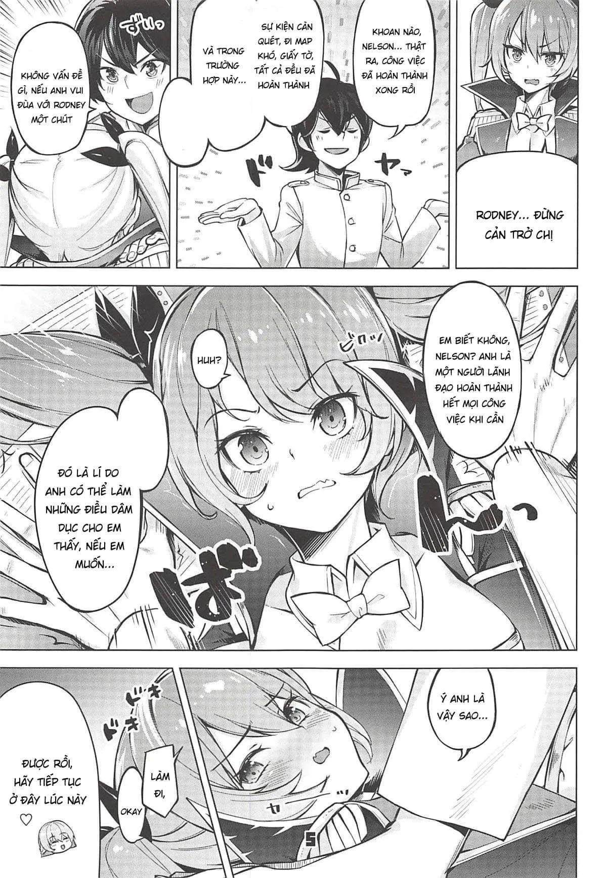 HentaiVN.net - Ảnh 5 - Rodney Shite Nelson (Azur Lane) [ロドニーしてネルソン (アズールレーン)] - Chap 1