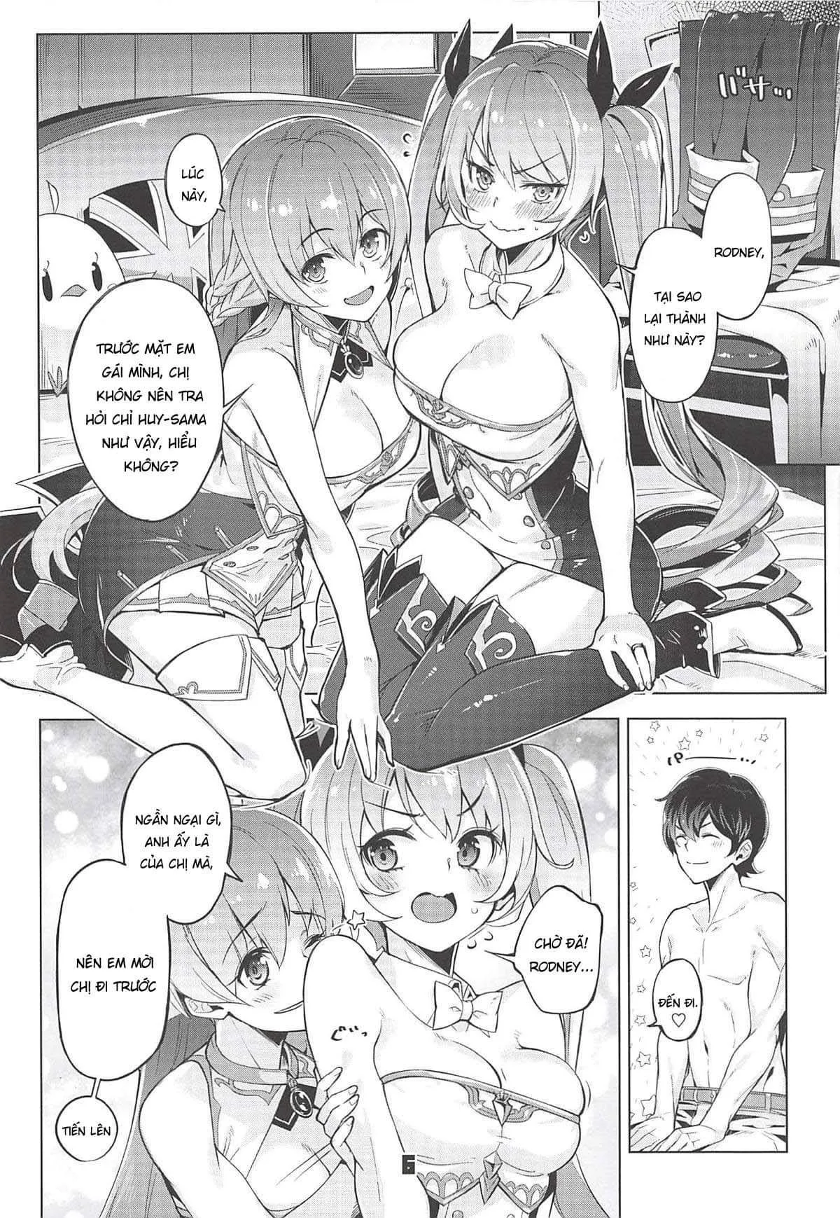HentaiVN.net - Ảnh 6 - Rodney Shite Nelson (Azur Lane) [ロドニーしてネルソン (アズールレーン)] - Chap 1