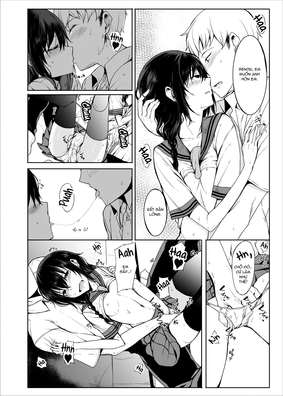 HentaiVN.net - Ảnh 11 - Kouhai-chan ni Eroi Koto Sareru Hon 2 - Chap 1