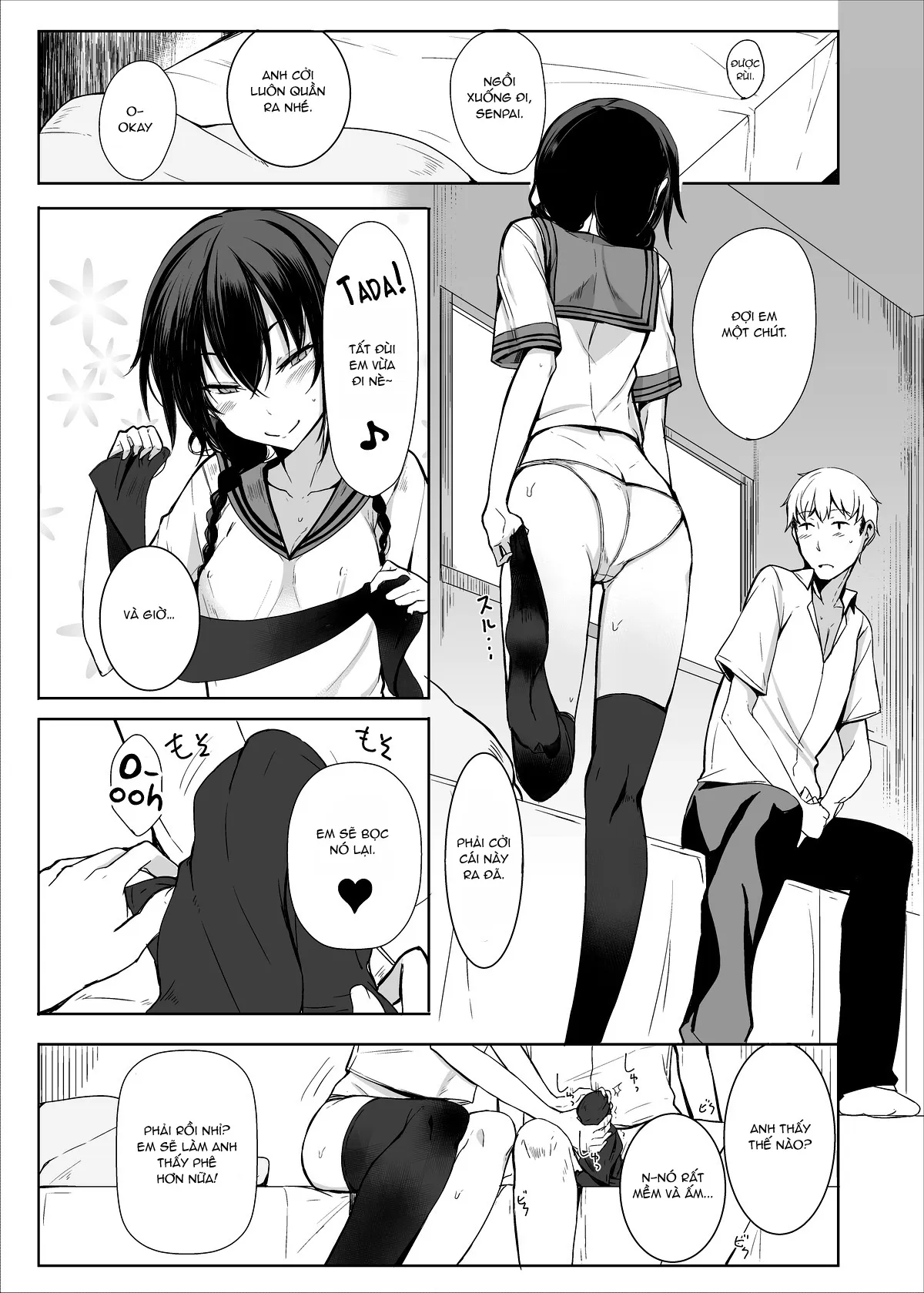 HentaiVN.net - Ảnh 14 - Kouhai-chan ni Eroi Koto Sareru Hon 2 - Chap 1