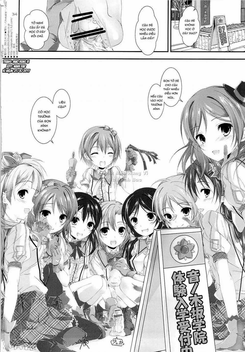 HentaiVN.net - Ảnh 34 - First Live (Love Live!) - Chap 1