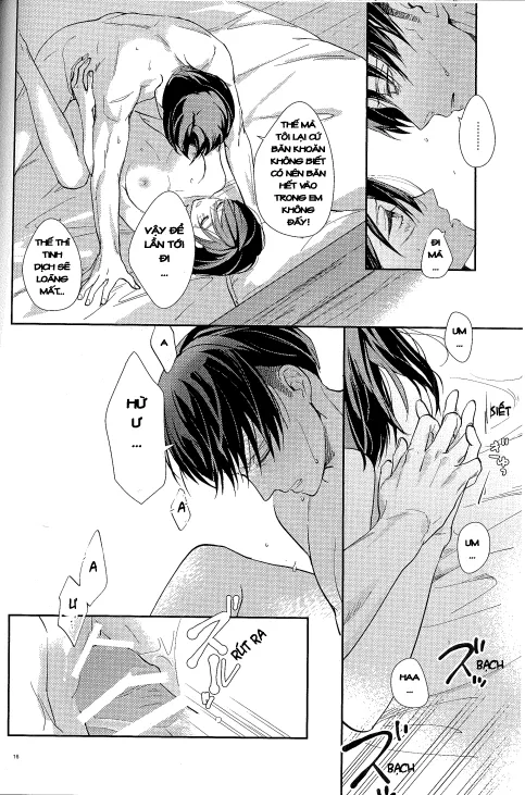 HentaiVN.net - Ảnh 14 - Hòa Quyện (Shingeki no Kyojin) [Yuugou] - Chap 1