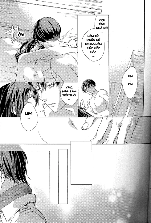 HentaiVN.net - Ảnh 17 - Hòa Quyện (Shingeki no Kyojin) [Yuugou] - Chap 1