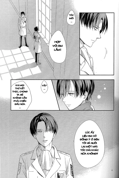 HentaiVN.net - Ảnh 19 - Hòa Quyện (Shingeki no Kyojin) [Yuugou] - Chap 1
