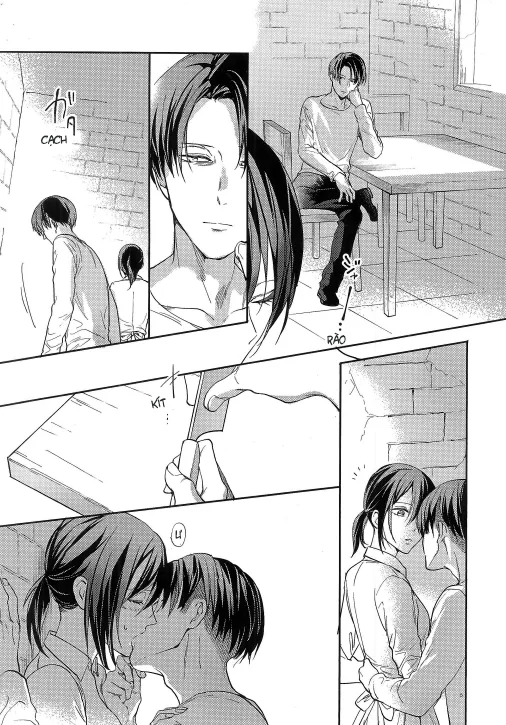 HentaiVN.net - Ảnh 3 - Hòa Quyện (Shingeki no Kyojin) [Yuugou] - Chap 1