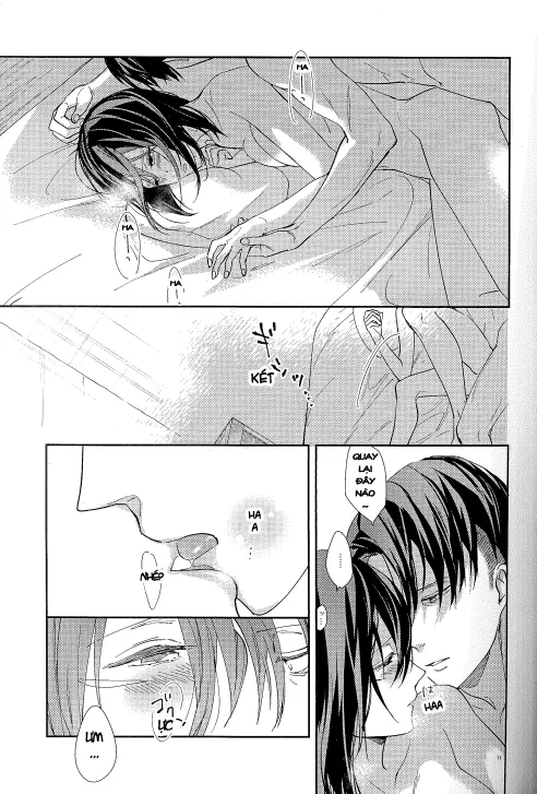 HentaiVN.net - Ảnh 9 - Hòa Quyện (Shingeki no Kyojin) [Yuugou] - Chap 1