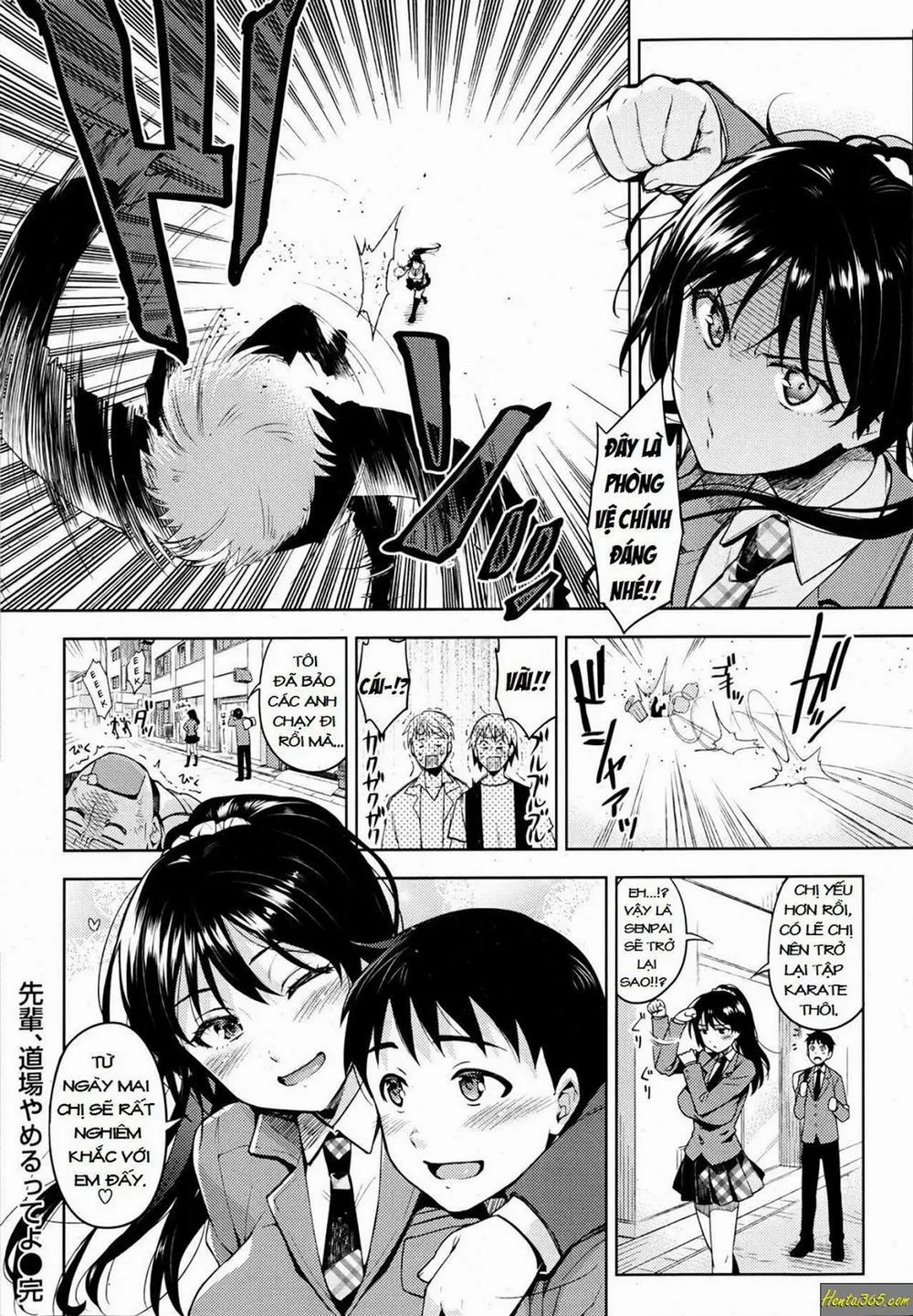 HentaiVN.net - Ảnh 10 - Boy Meets Lovely Karate Girl - Chap 1