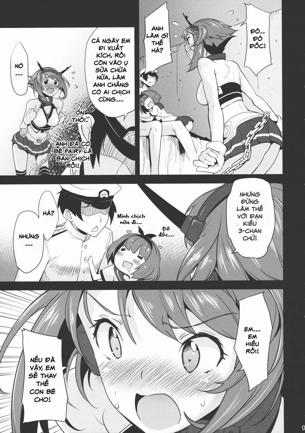 HentaiVN.net - Ảnh 7 - Mucchan no Abunai Hiasobi (Kantai Collection) - Chap 1