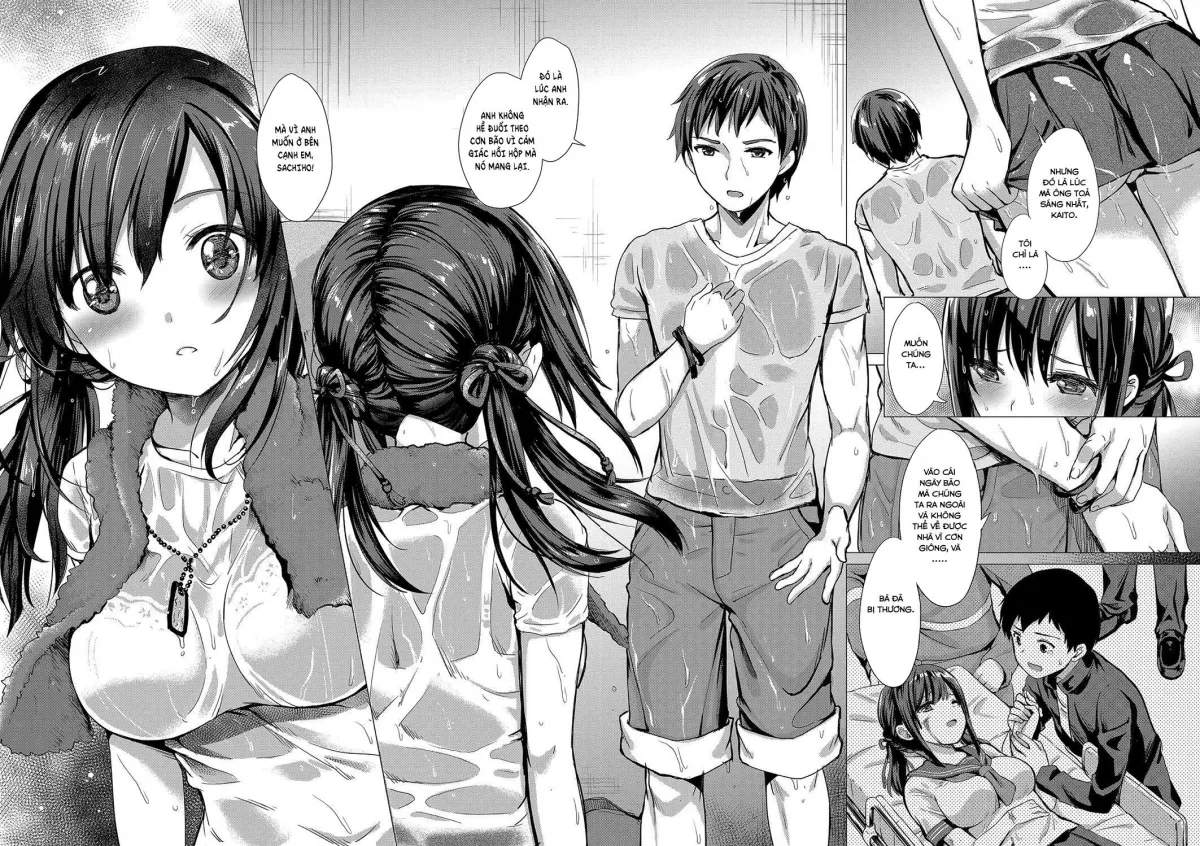 HentaiVN.net - Ảnh 8 - Shining Through [Arashi no Naka de Kagayaite] - Chap 1