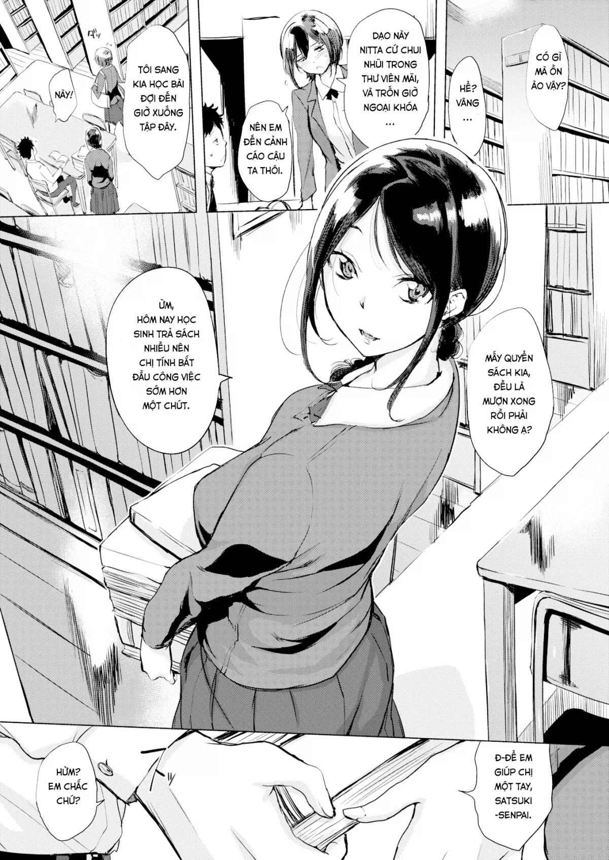 HentaiVN.net - Ảnh 3 - Thư Viện Của Những Nụ Cười [Library of Smiles] - Chap 1