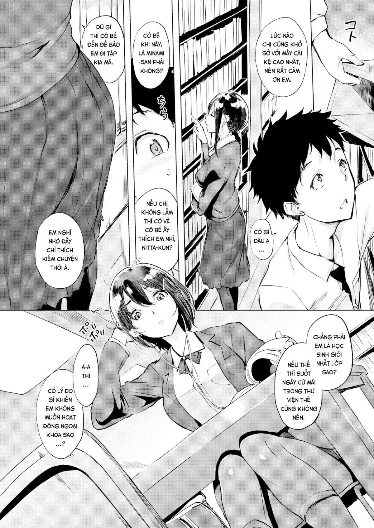 HentaiVN.net - Ảnh 4 - Thư Viện Của Những Nụ Cười [Library of Smiles] - Chap 1
