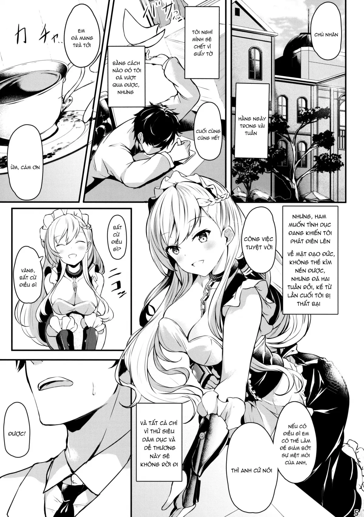 HentaiVN.net - Ảnh 4 - Belfast-san to Shitsuke Aitai! (Azur Lane) [ベルファストさんと躾けあい隊っ! (アズールレーン)] - Chap 1