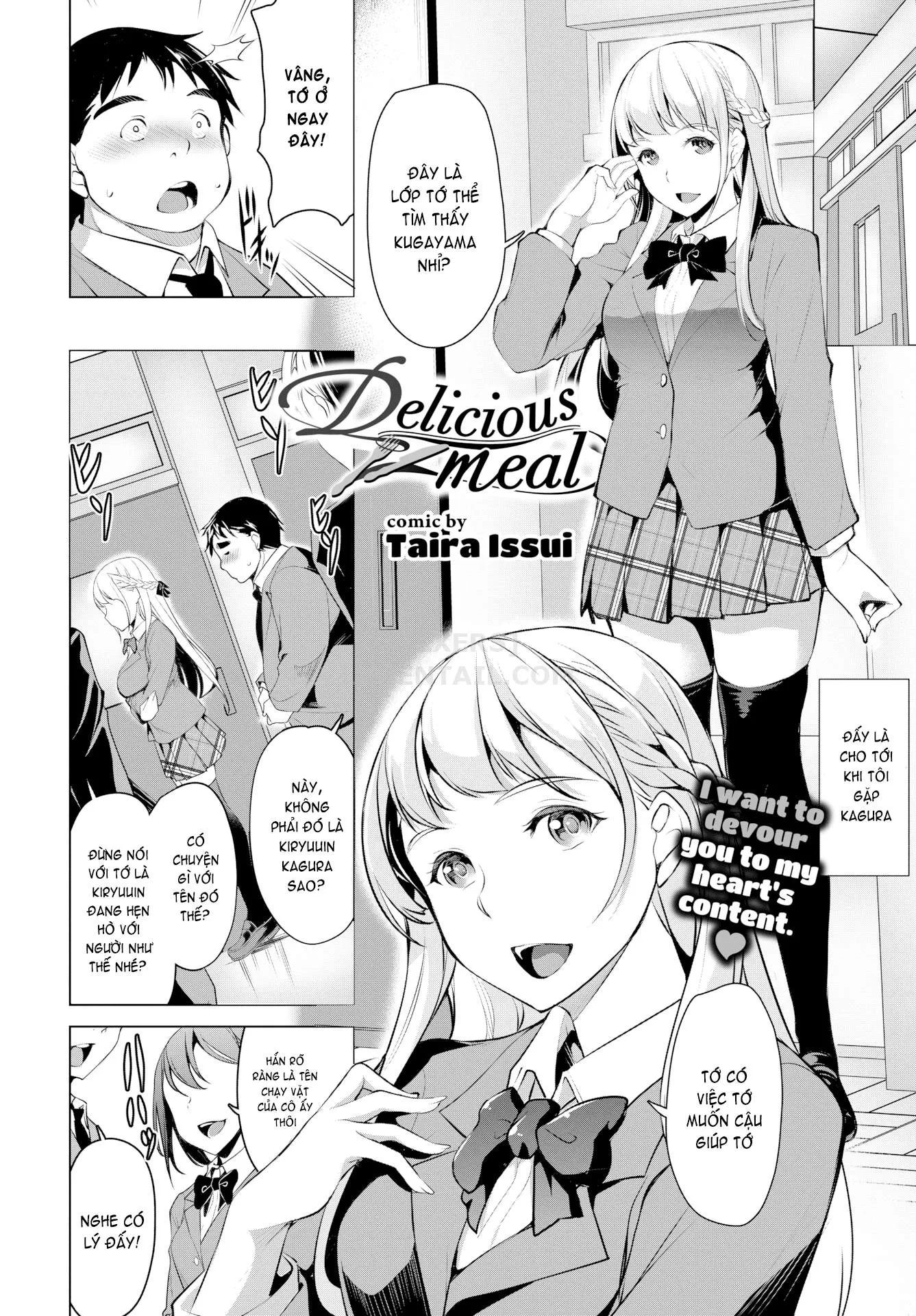 HentaiVN.net - Ảnh 3 - Delicious Meal [Comic Bavel 2019-09] - Chap 1