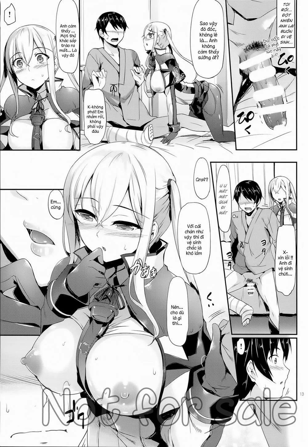 HentaiVN.net - Ảnh 12 - Doitsu Nadeshiko (Kancolle) - Chap 1