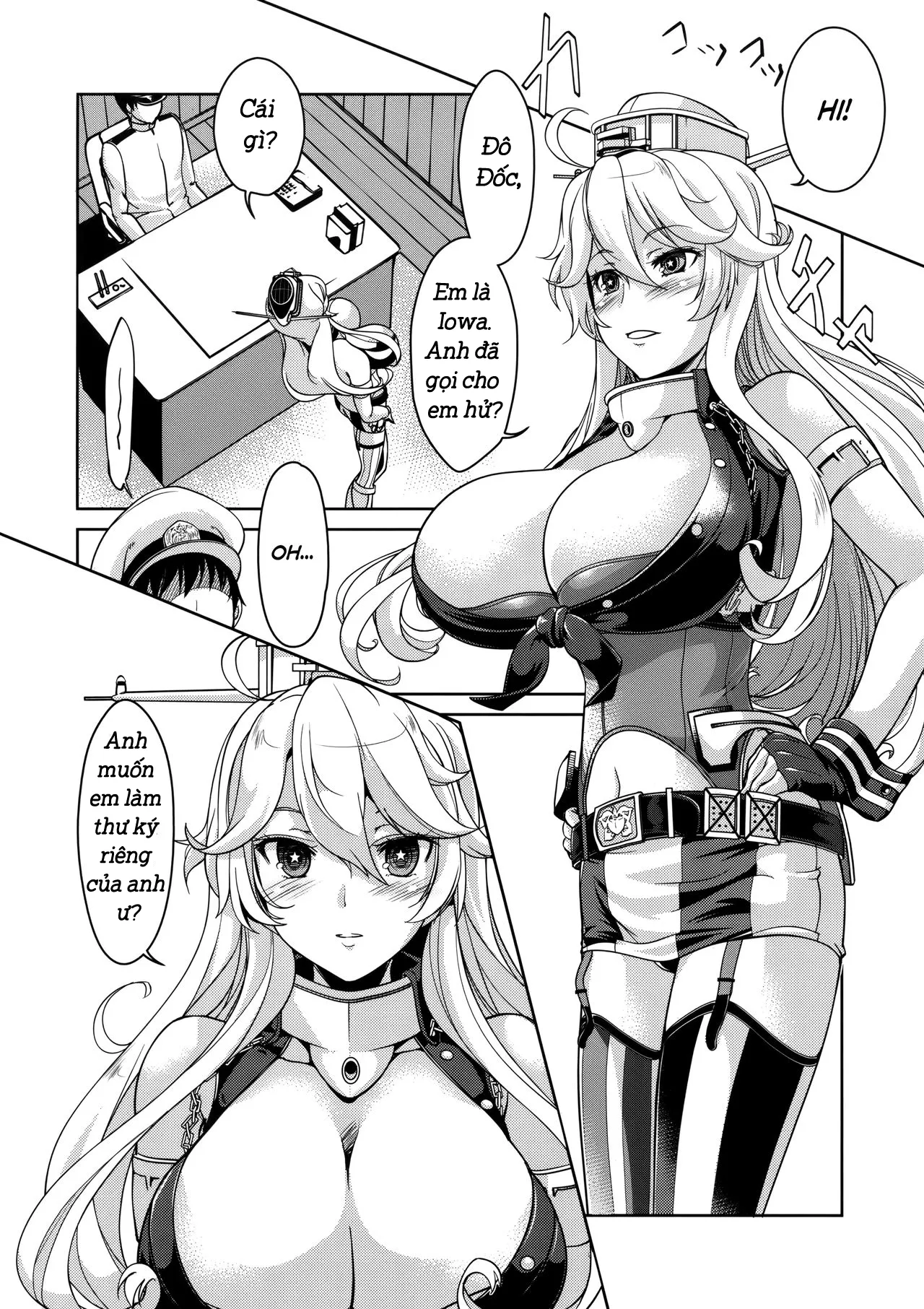 HentaiVN.net - Ảnh 4 - I owant you! (Kantai Collection -KanColle-) [Cô thư ký riêng của tôi] - Chap 1