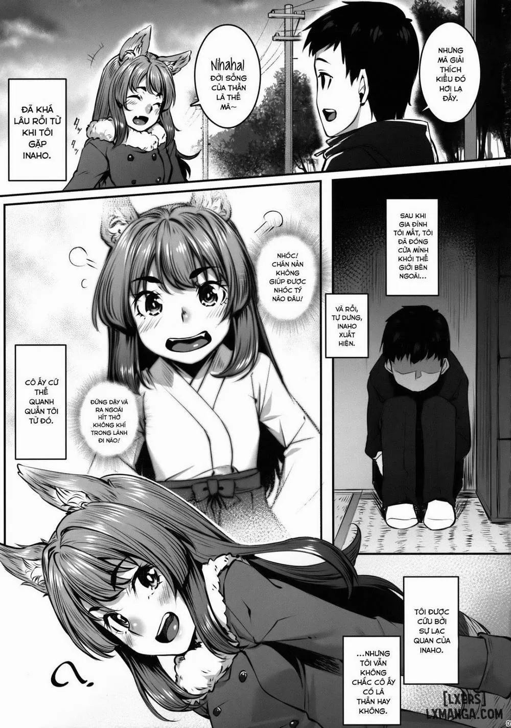 HentaiVN.net - Ảnh 6 - Okitsune Winter - Chap 1