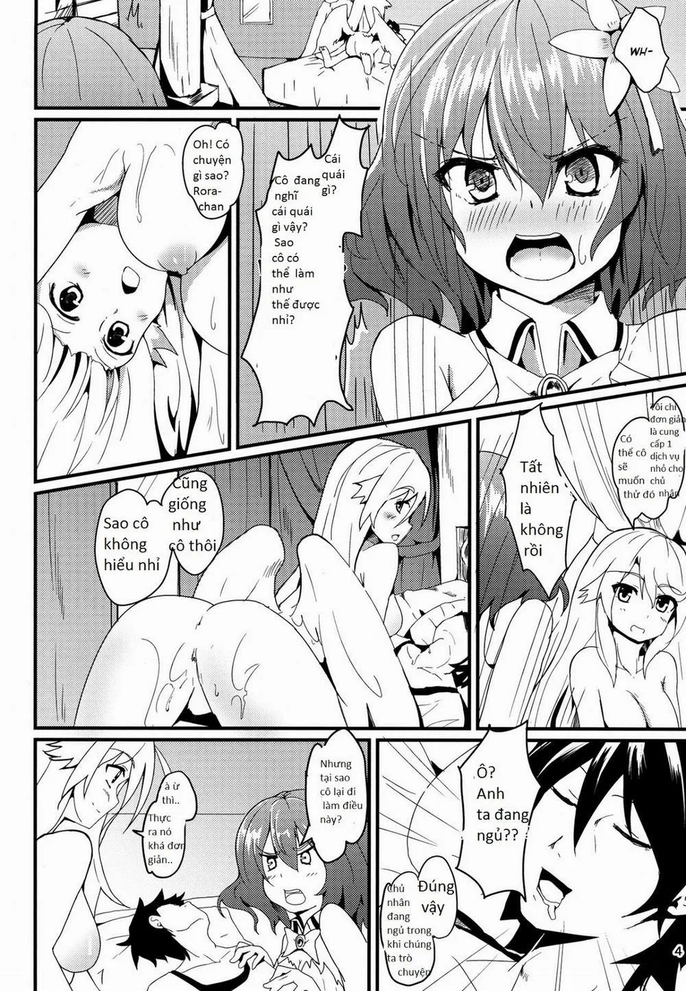 HentaiVN.net - Ảnh 4 - Jibril to Steph no Gohoushi Shitemita (No Game No Life) - Chap 1