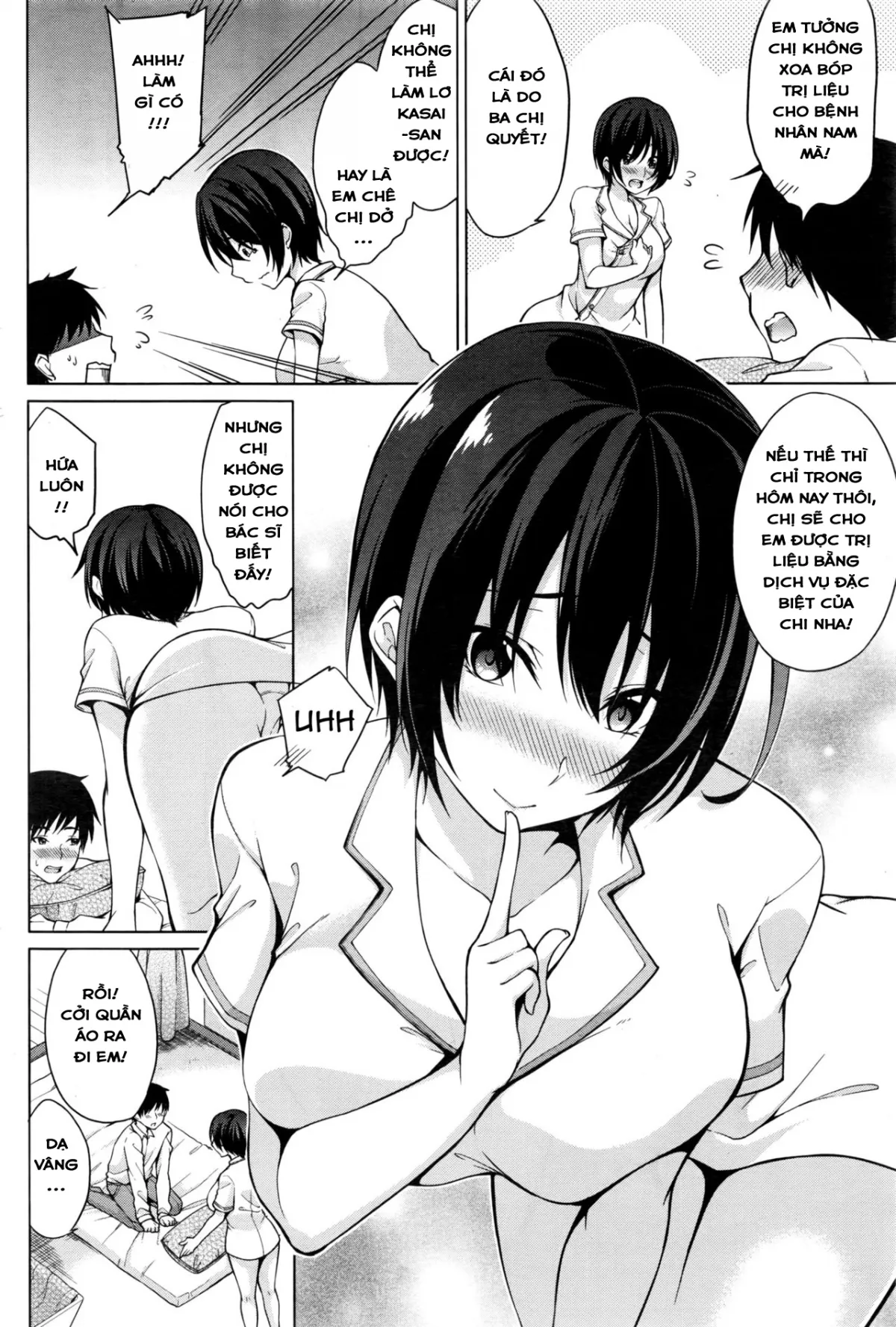 HentaiVN.net - Ảnh 5 - Bài Thuốc Đặc Biệt Của Em! [I'll Give You A Special Service, 特別営業いたします] - Chap 1