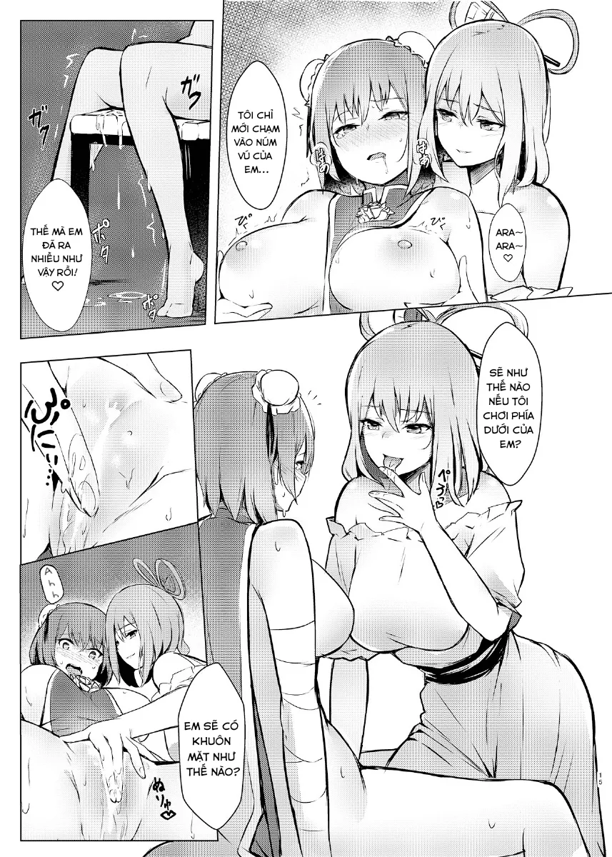 HentaiVN.net - Ảnh 12 - Kasen-chan ga Seiga-san ni Kawaigarareru Hon [A book where Kasen-chan is loved by Seiga-san] - Chap 1