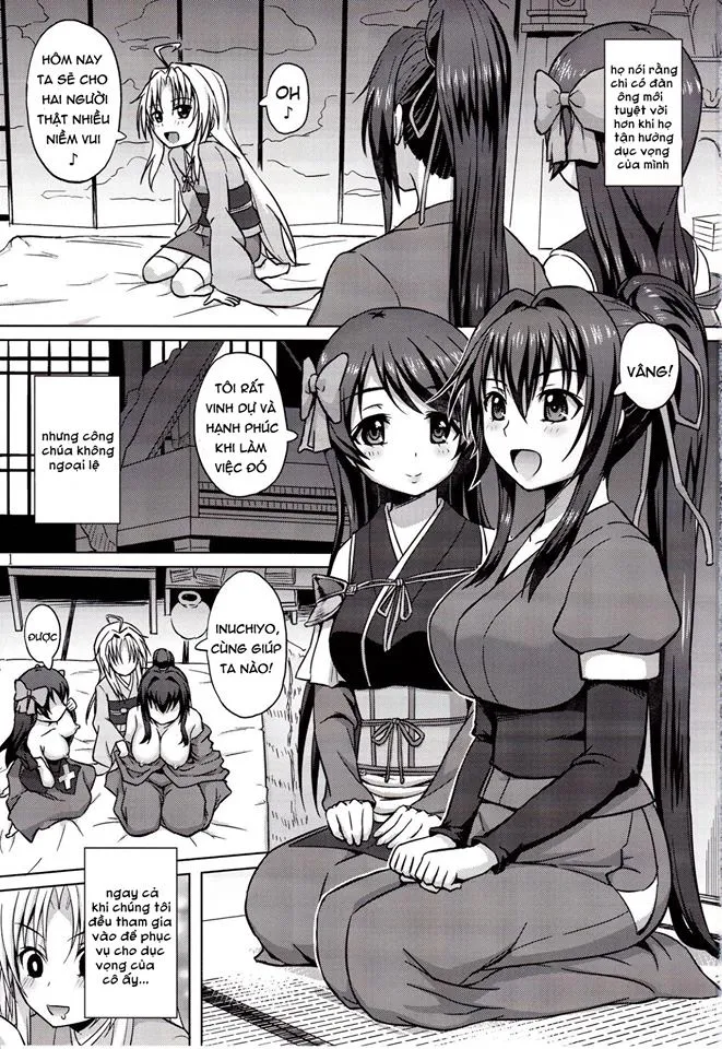 HentaiVN.net - Ảnh 3 - Oda Nobuna ga! (Oda Nobuna no Yabou) [織田のぶながっ! (織田信奈の野望)] - Chap 1