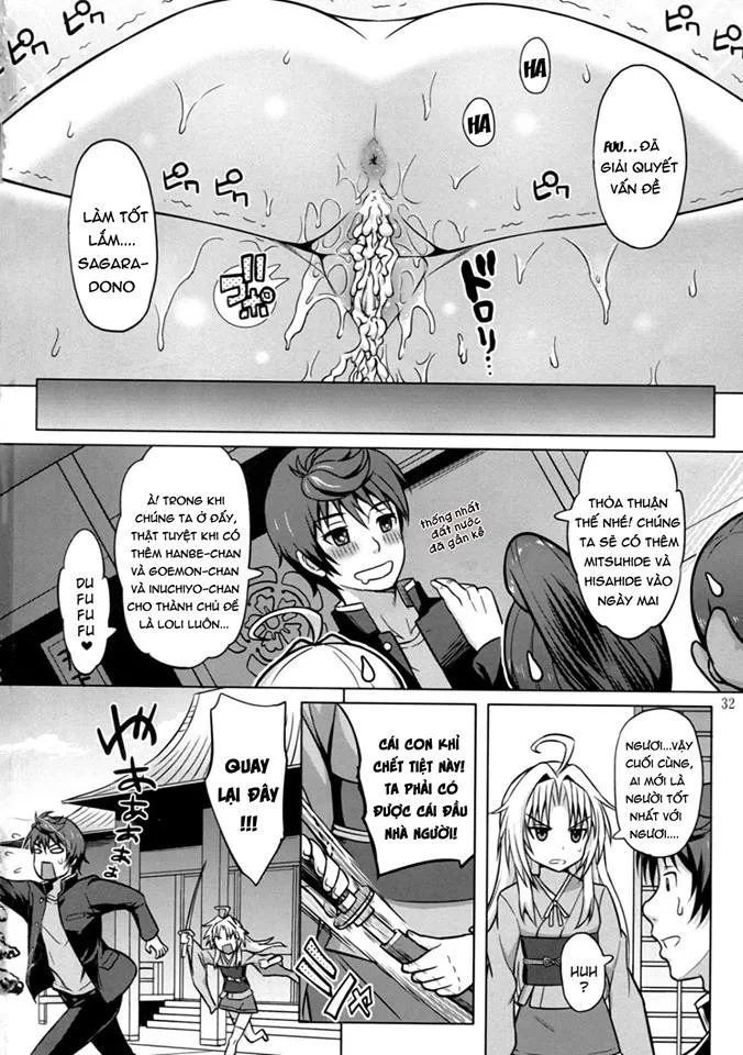 HentaiVN.net - Ảnh 34 - Oda Nobuna ga! (Oda Nobuna no Yabou) [織田のぶながっ! (織田信奈の野望)] - Chap 1