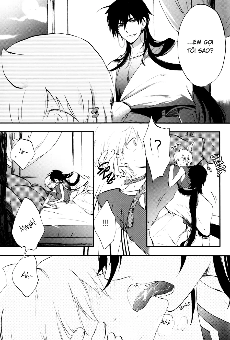 HentaiVN.net - Ảnh 12 - The Hierophile Smiles Twice (Magi: The Labyrinth of Magic) [Hierophilia wa Nido Warau, ヒエロフィリアは二度笑う] - Chap 1
