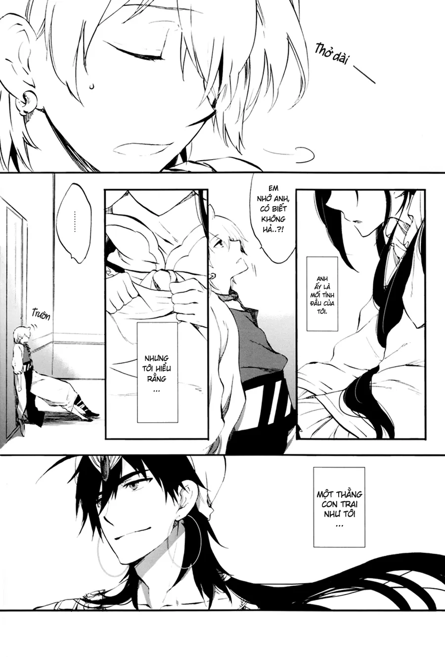 HentaiVN.net - Ảnh 4 - The Hierophile Smiles Twice (Magi: The Labyrinth of Magic) [Hierophilia wa Nido Warau, ヒエロフィリアは二度笑う] - Chap 1