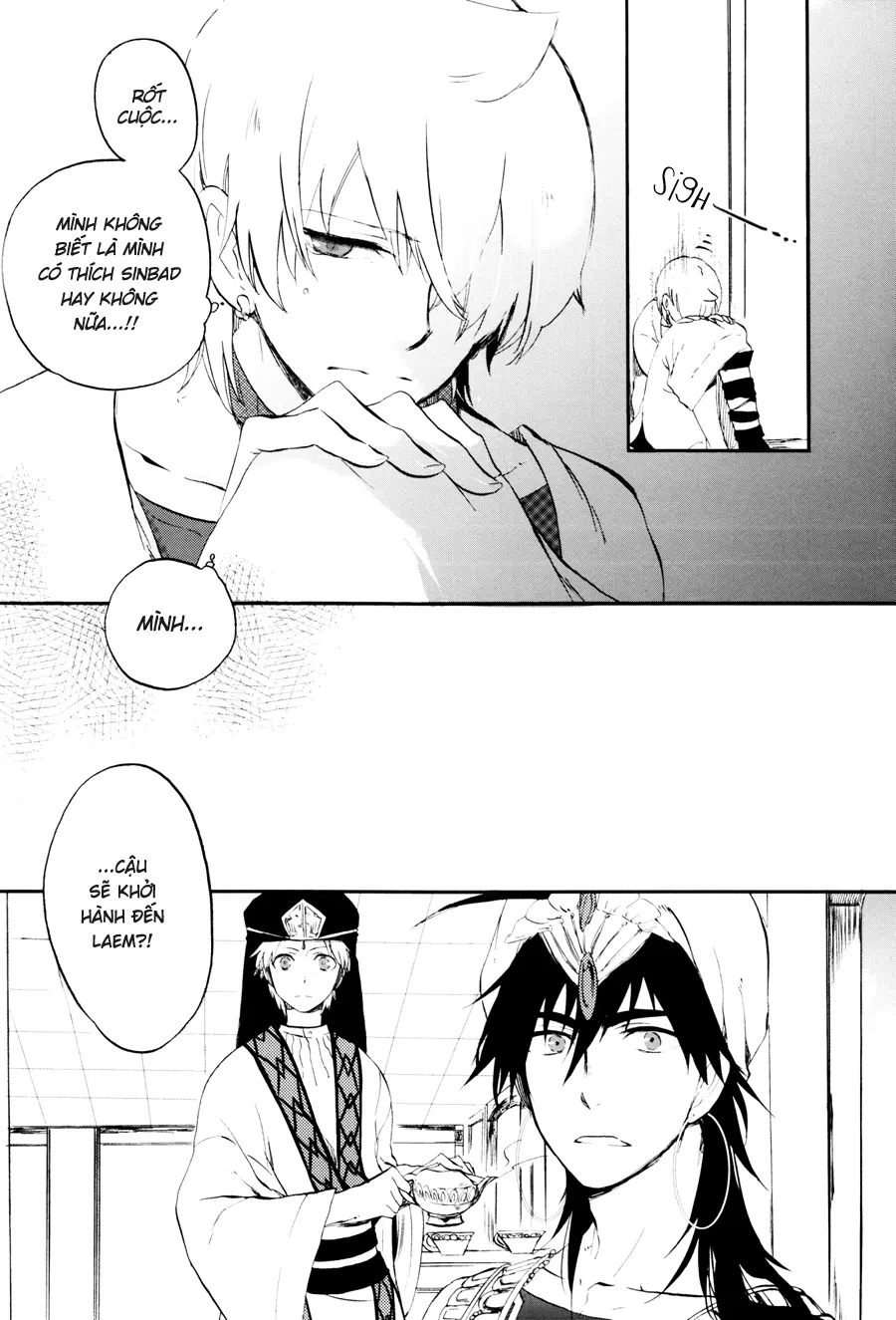 HentaiVN.net - Ảnh 7 - The Hierophile Smiles Twice (Magi: The Labyrinth of Magic) [Hierophilia wa Nido Warau, ヒエロフィリアは二度笑う] - Chap 1