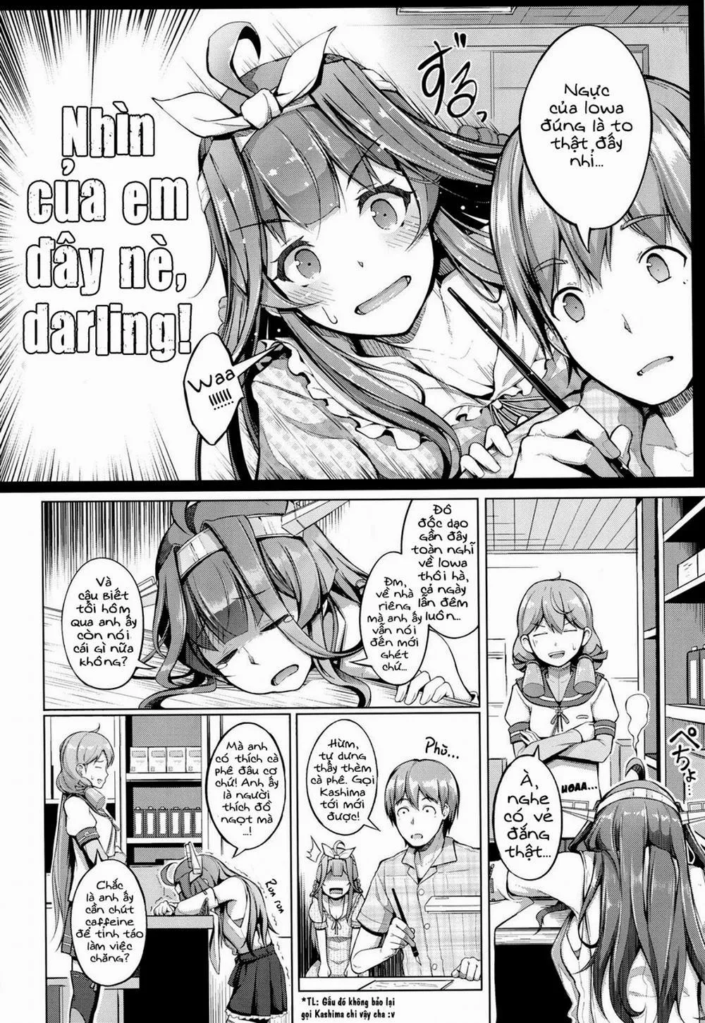 HentaiVN.net - Ảnh 3 - Kocchi Muite Darling!! (Kancolle) - Chap 1