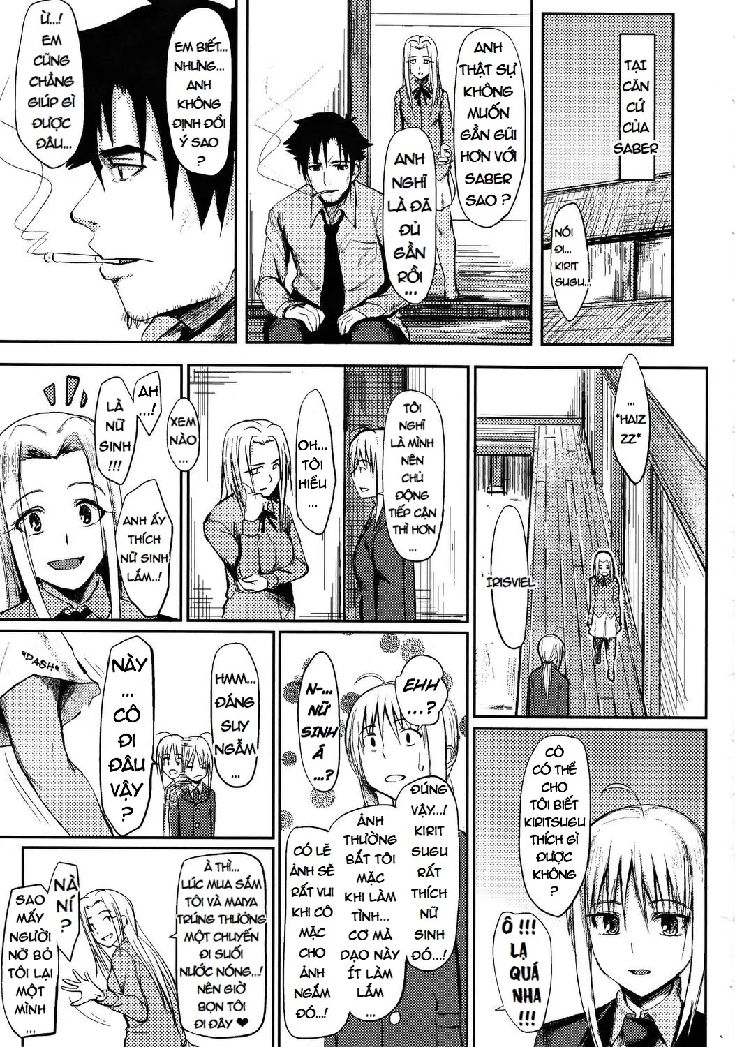 HentaiVN.net - Ảnh 3 - Joshikou Saber (Fate/Zero) - Chap 1