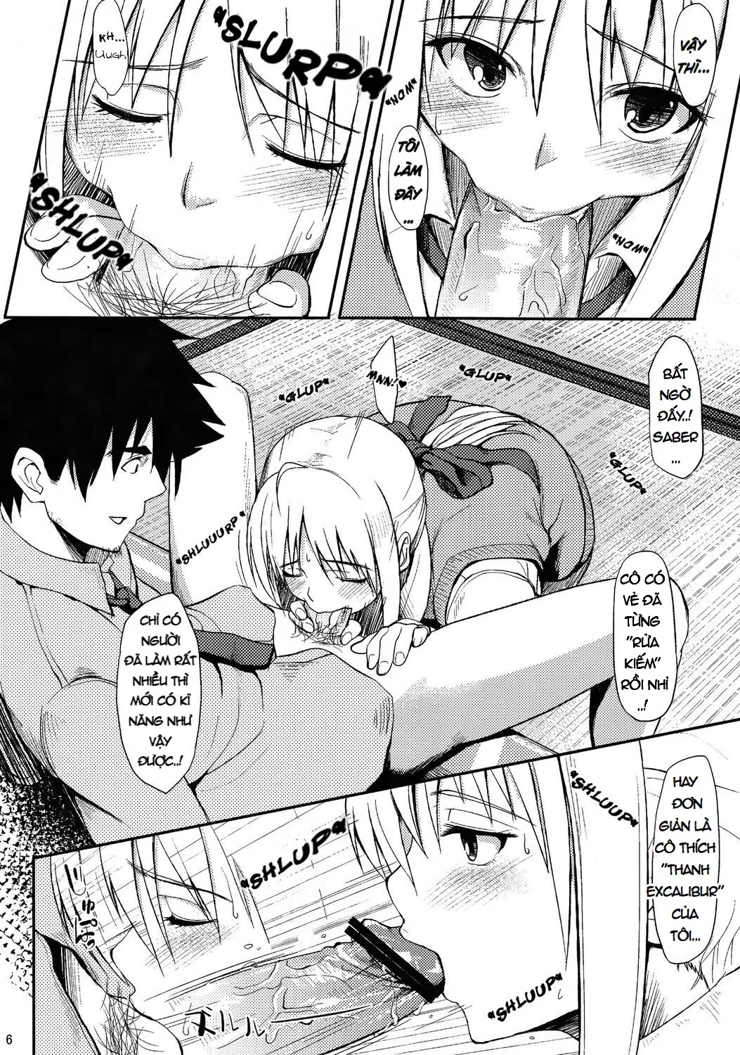 HentaiVN.net - Ảnh 6 - Joshikou Saber (Fate/Zero) - Chap 1