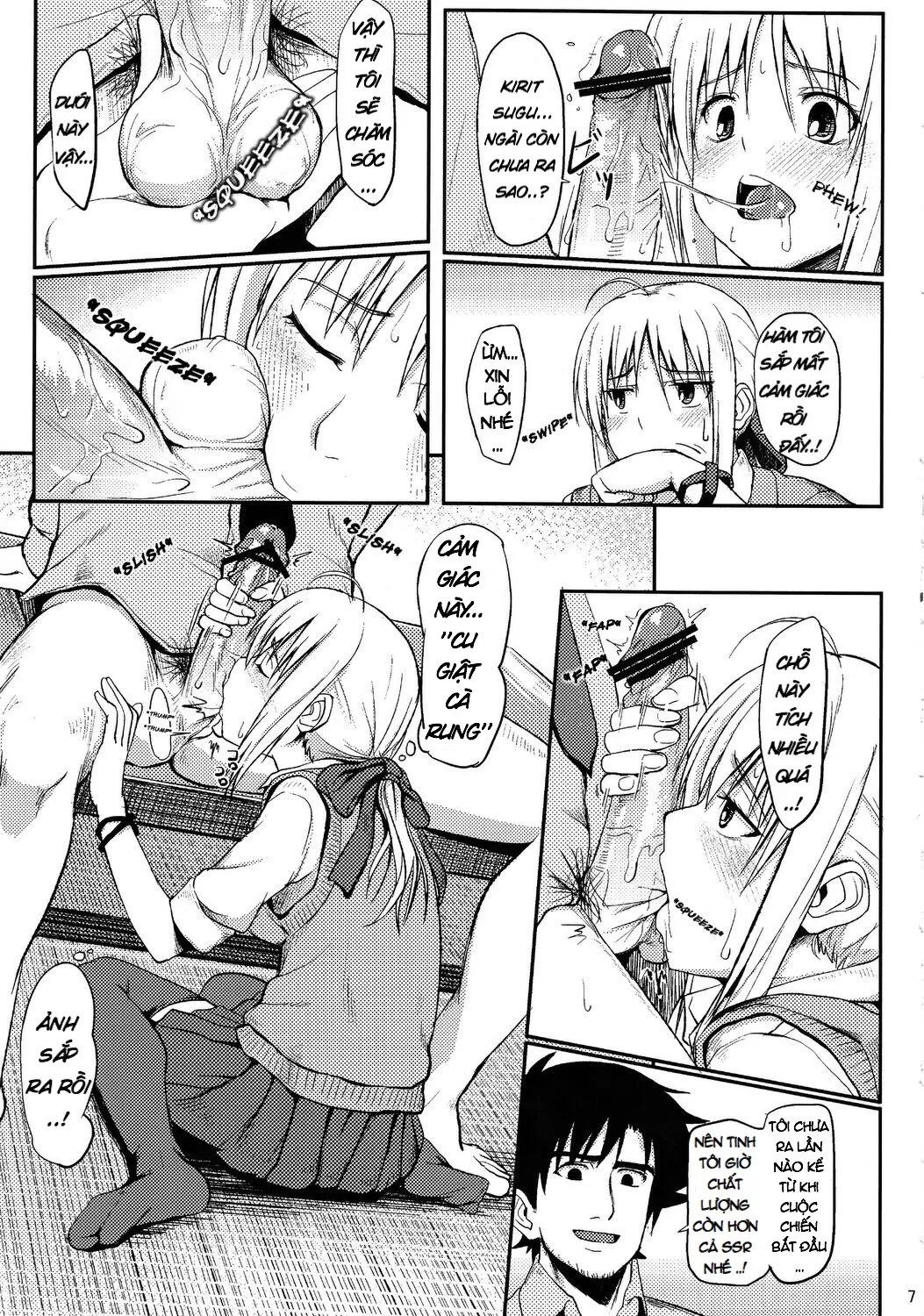 HentaiVN.net - Ảnh 7 - Joshikou Saber (Fate/Zero) - Chap 1