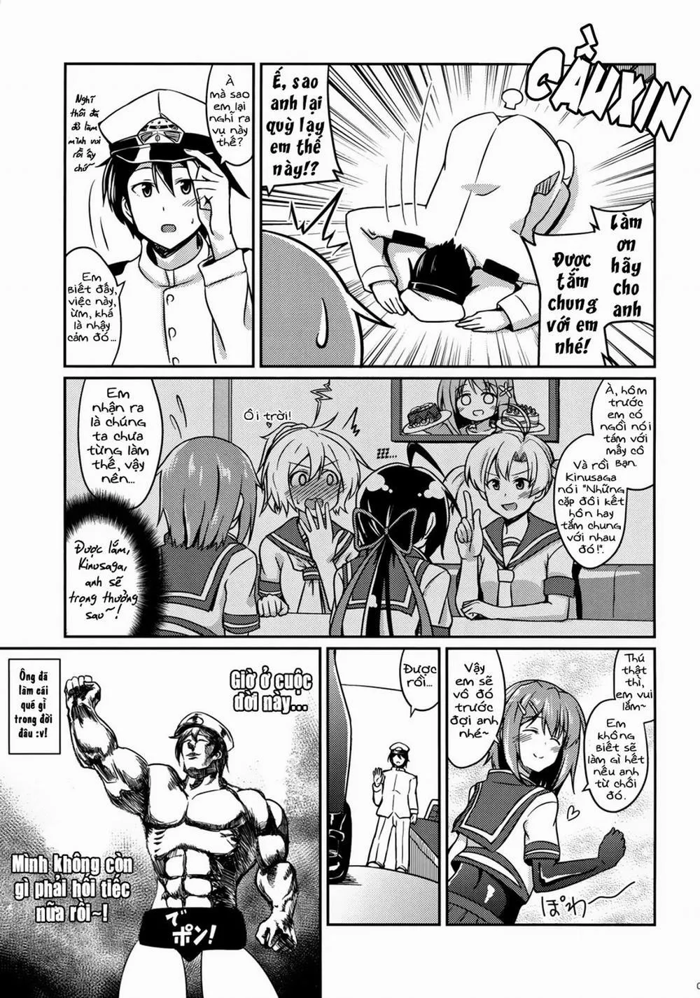 HentaiVN.net - Ảnh 4 - Furutaka to Ofuro (Kantai Collection) - Chap 1