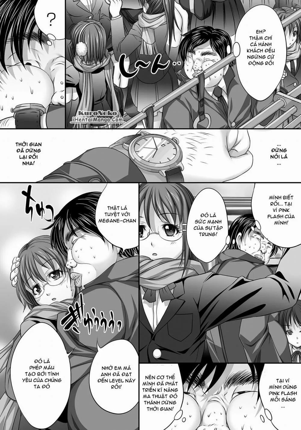 HentaiVN.net - Ảnh 6 - Busamen Ga Tsuukin Densha No Jikan O Tomete JK Ni Xx - Chap 1