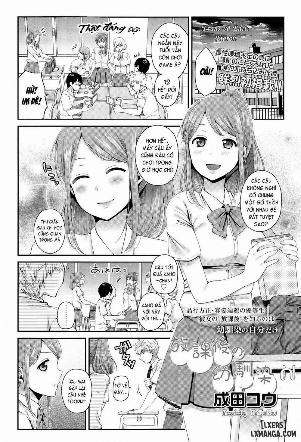 HentaiVN.net - Ảnh 1 - Houkago no Osananajimi - Chap 1