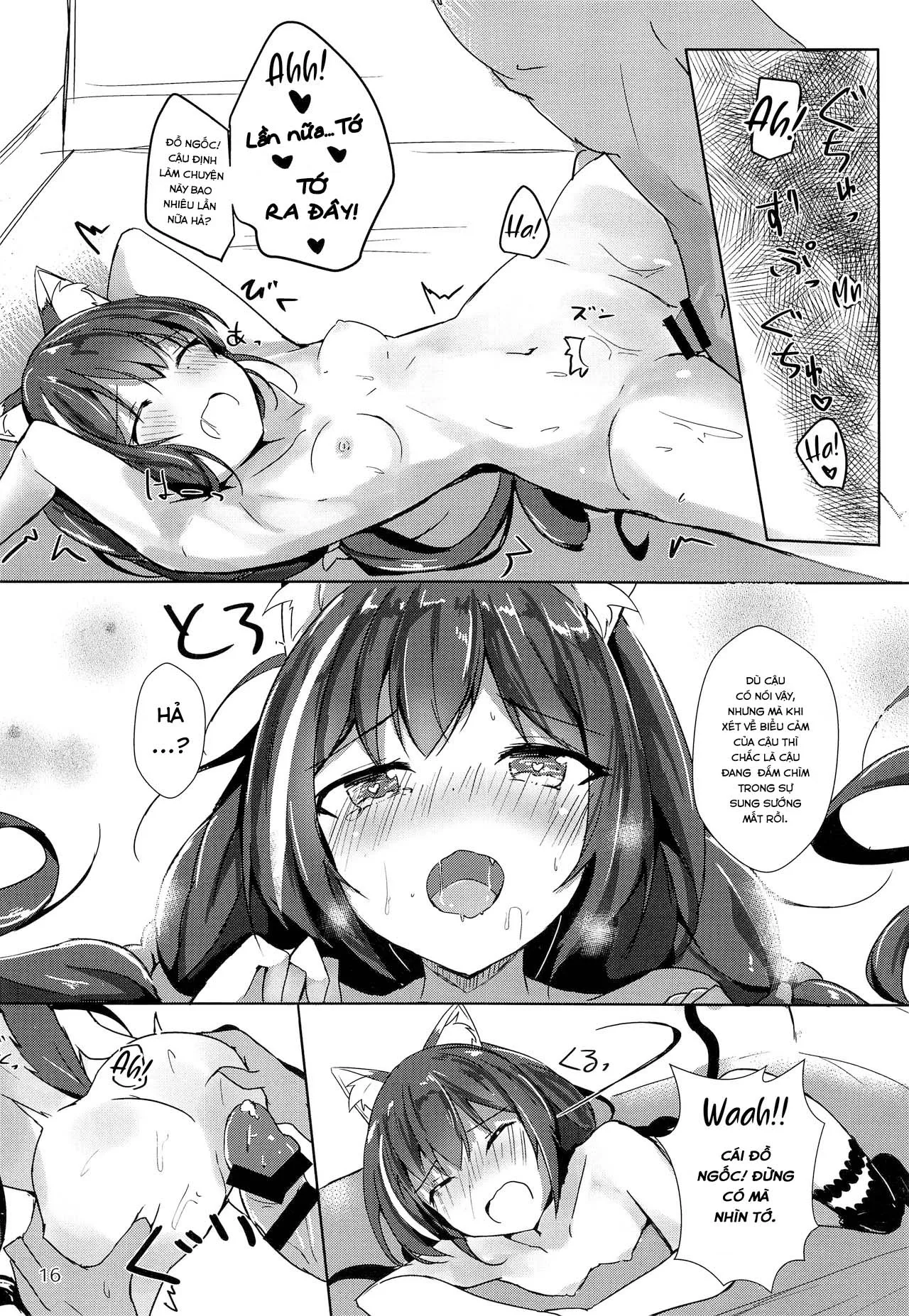 HentaiVN.net - Ảnh 16 - Tình yêu nóng bỏng với Kyaru dere dere (Princess Connect! Re:Dive) [Deredere Kyaru-chan to Ichaicha Ecchi; デレデレキャルちゃんといちゃいちゃえっち] - Chap 1