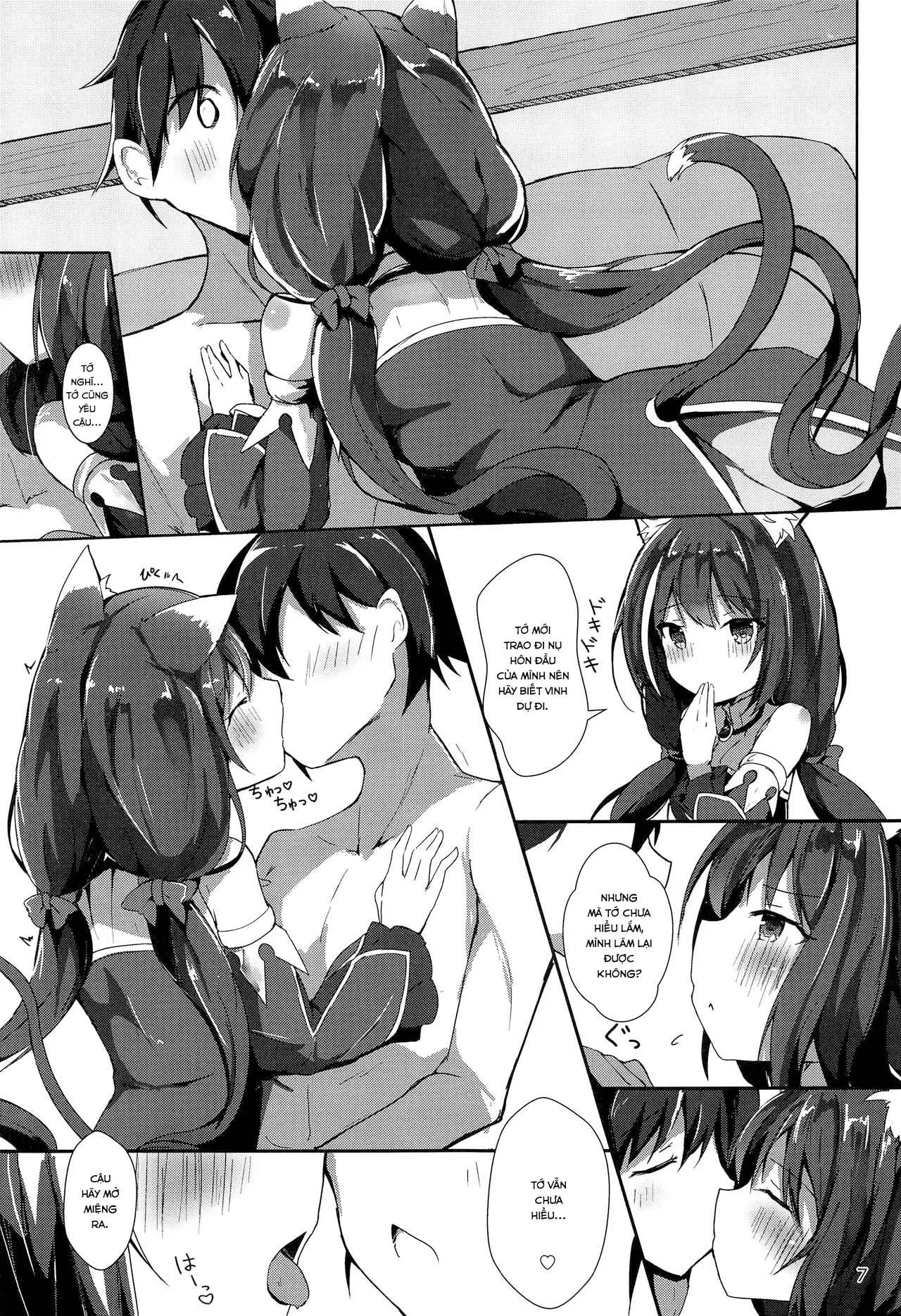 HentaiVN.net - Ảnh 7 - Tình yêu nóng bỏng với Kyaru dere dere (Princess Connect! Re:Dive) [Deredere Kyaru-chan to Ichaicha Ecchi; デレデレキャルちゃんといちゃいちゃえっち] - Chap 1
